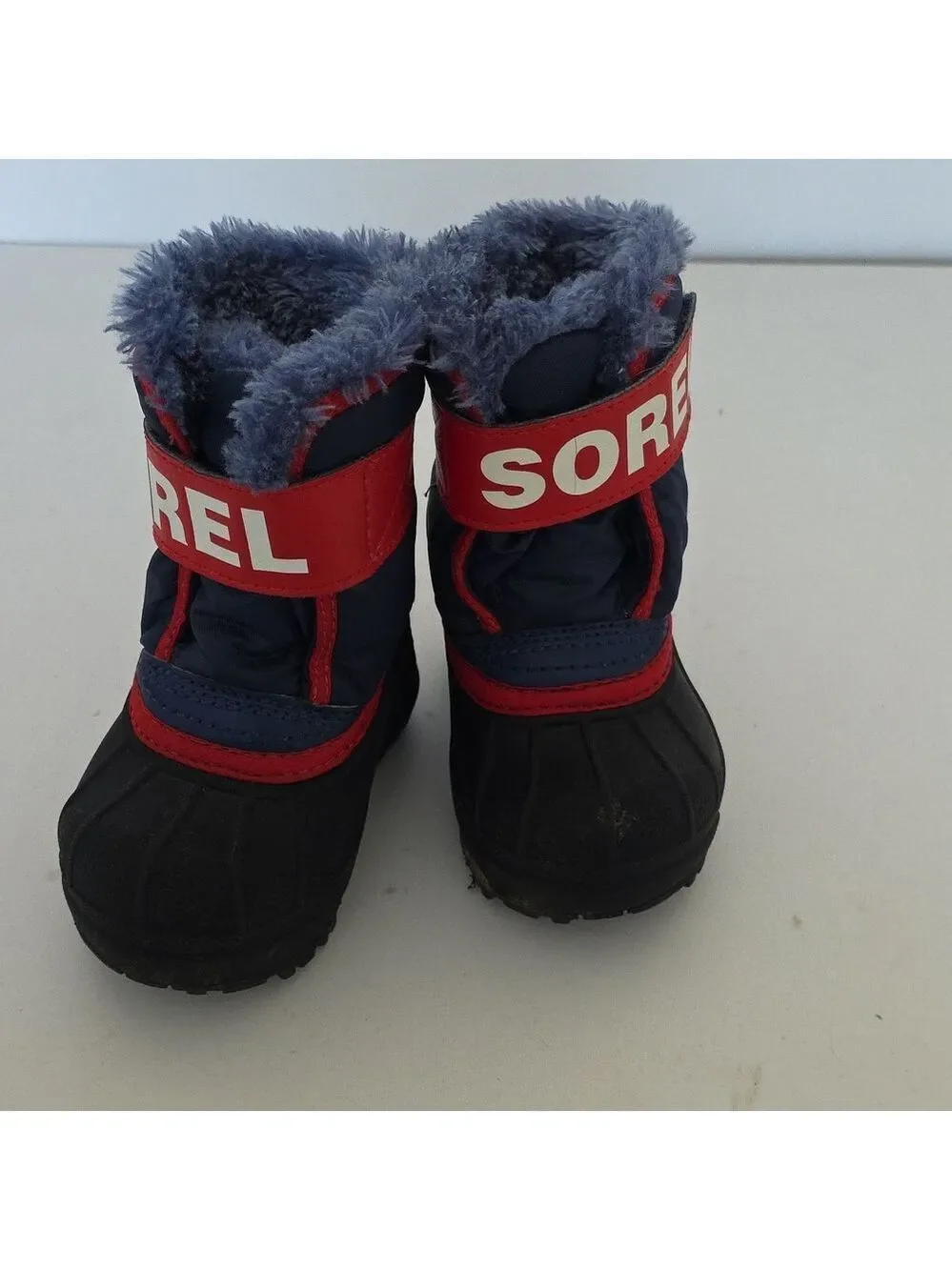 SOREL | Commander Snow Boots Navy Red Sz 4